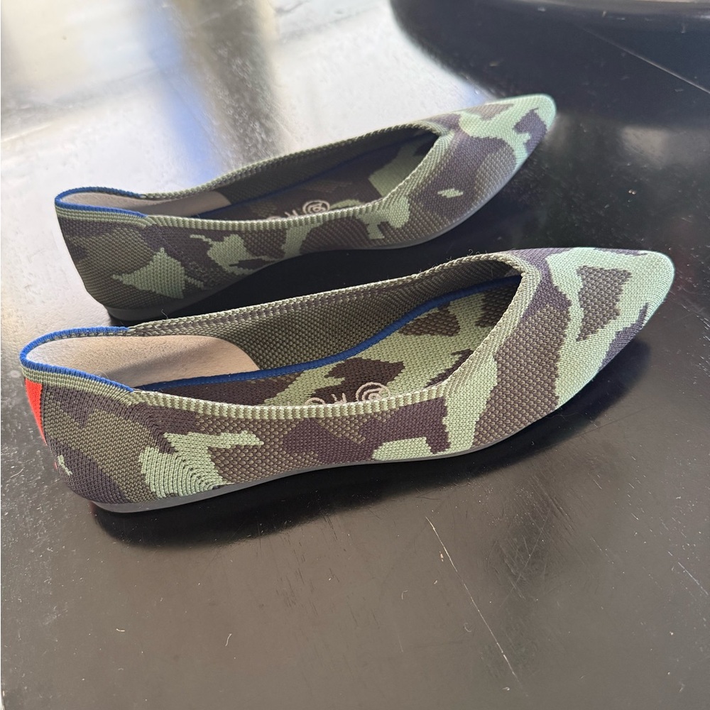 Rothy's Green Camouflage Flats - Picture 3 of 6